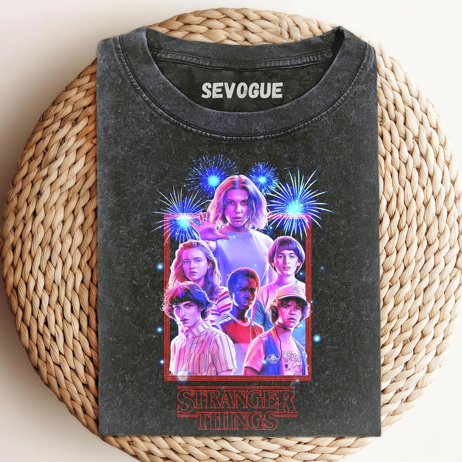 Stranger Things V6 Unisex Tee, Sweatshirt & Hoodie