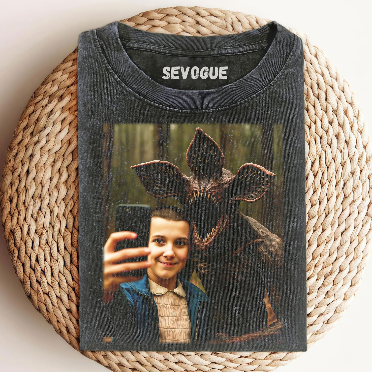 Stranger Things & The Demogorgon Unisex Tee, Sweatshirt & Hoodie