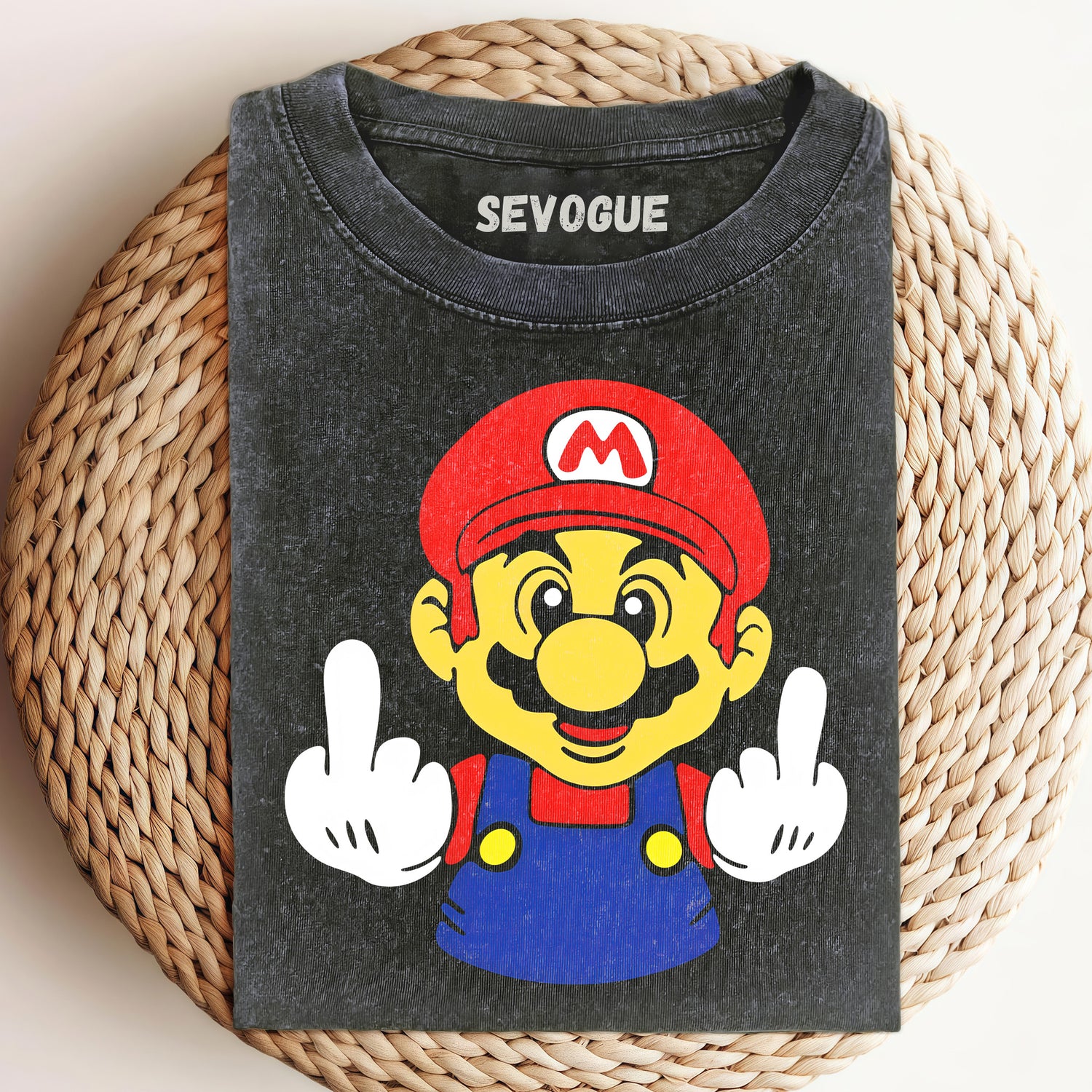 Super Mario Bros. Middle Finger Unisex Tee, Sweatshirt & Hoodi