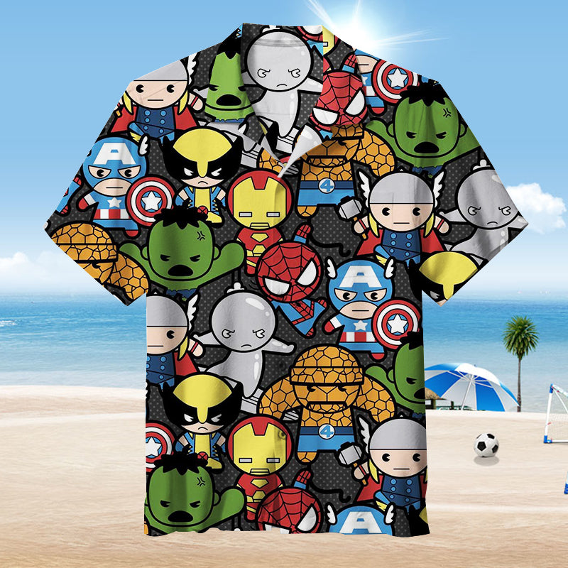 Super Hero Unisex Hawaiian Shirt