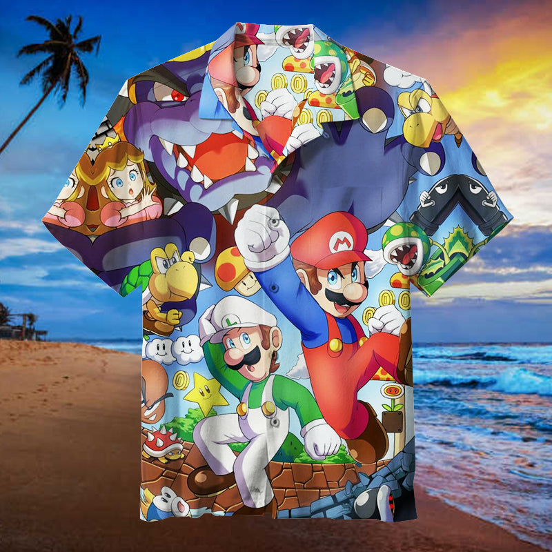 Super Mario Hawaiian Shirt