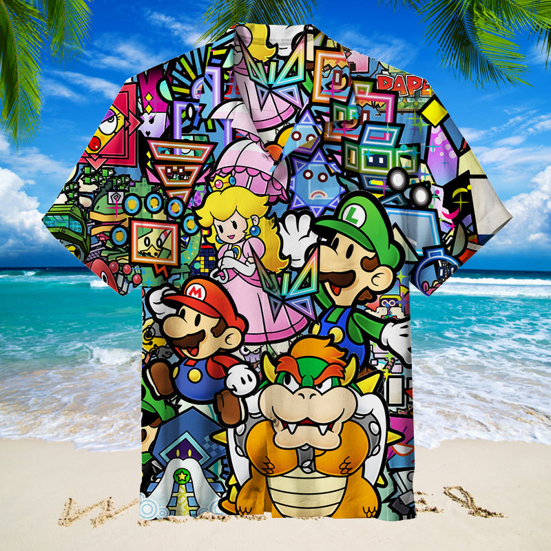 Super Mario Hawaiian Shirt