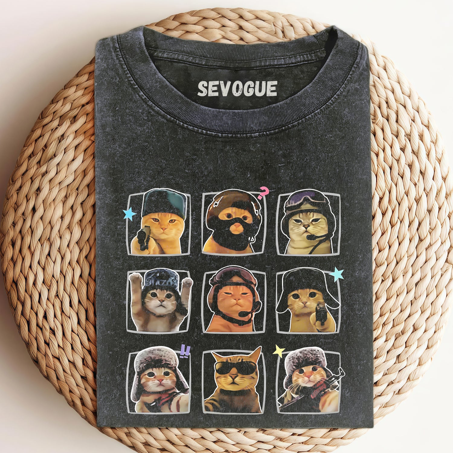 Tactical Cat Nine - Grid Unisex Tee, Sweatshirt & Hoodi
