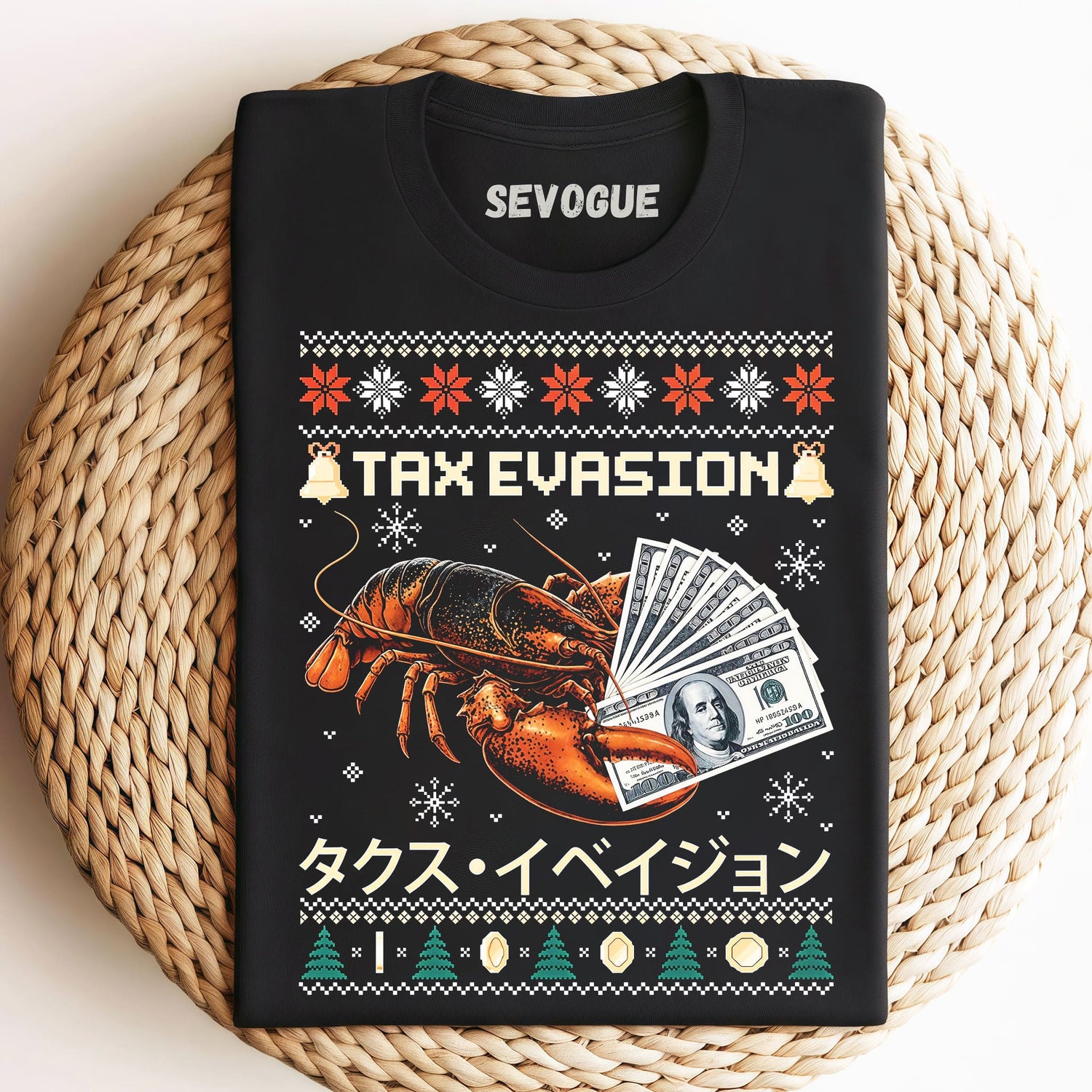 Tax Evasion Funny Shrimp Unisex Tee, Sweatshirt & Hoodie