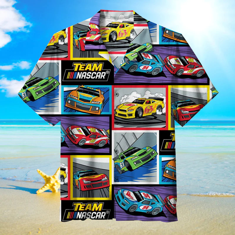 Team Nascar Unisex Hawaiian Shirt