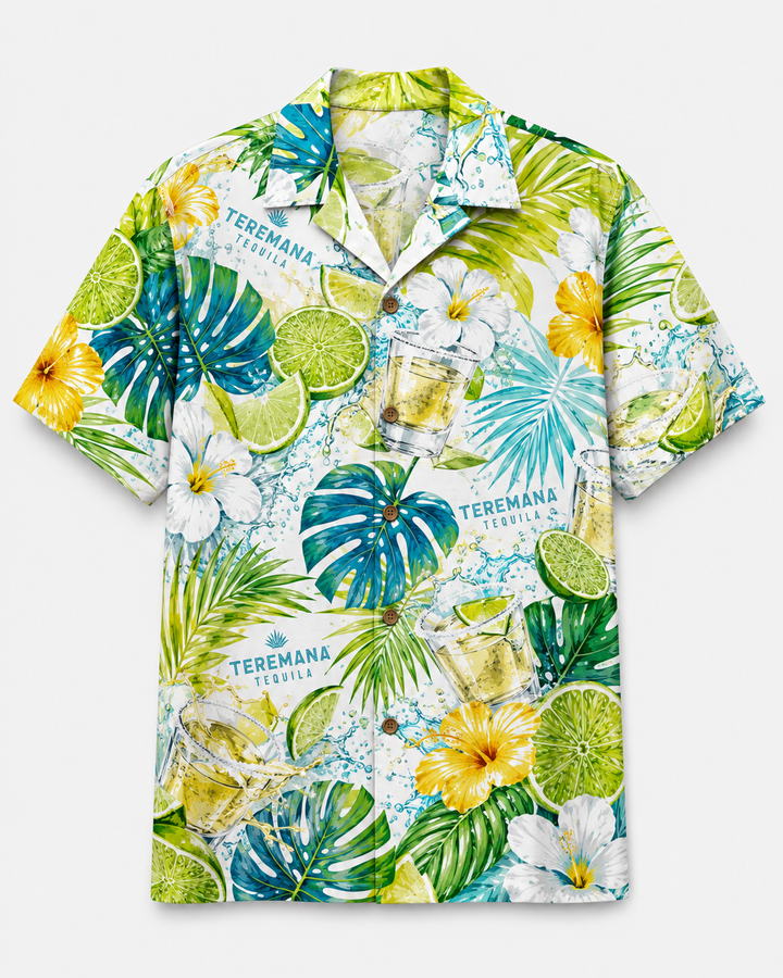 Teremana Tropical Lime Hawaiian Shirt
