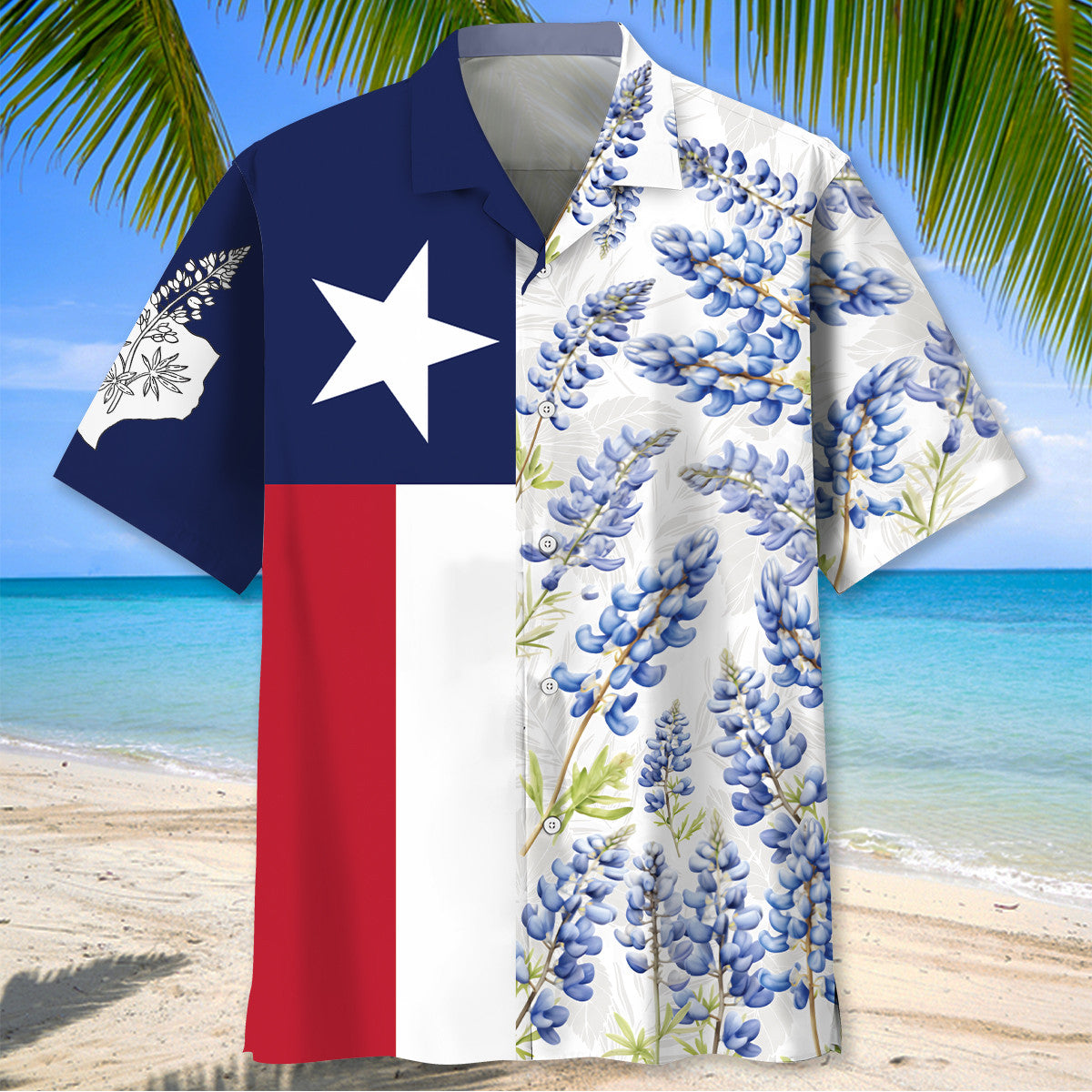 Texas Floral Hawaiian Shirt