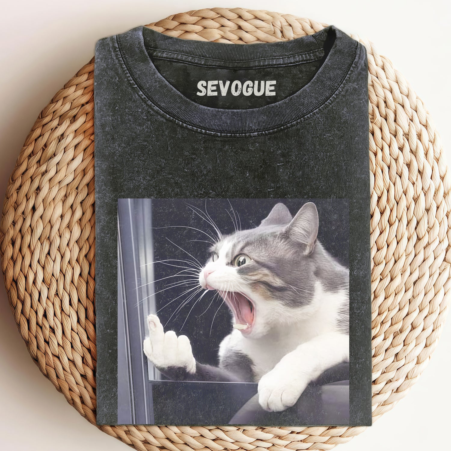 The Angry Cat Unisex Tee, Sweatshirt & Hoodi