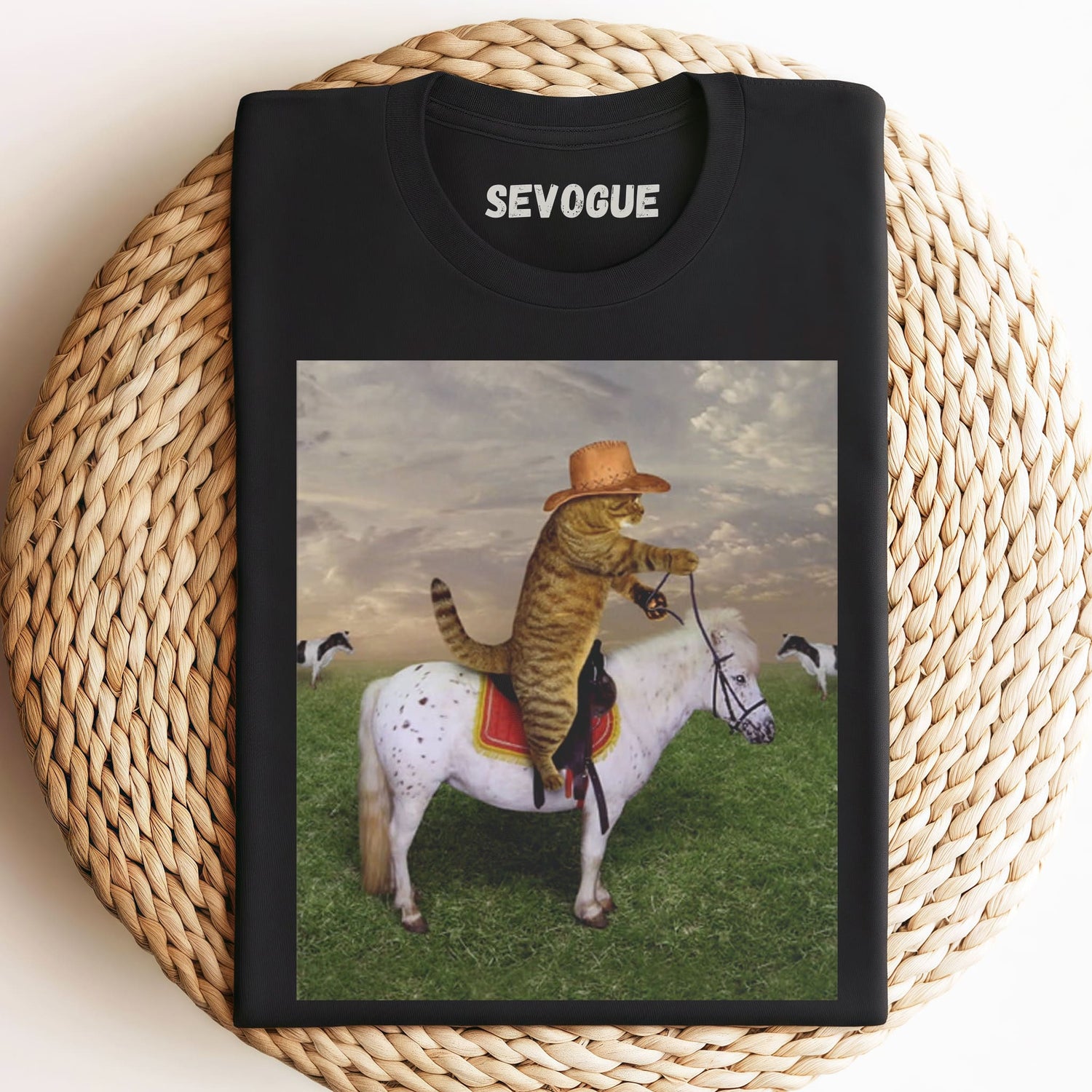 The Cat Cowboy Unisex Tee, Tank Top, Layered LS, Sweatshirt & Hoodie