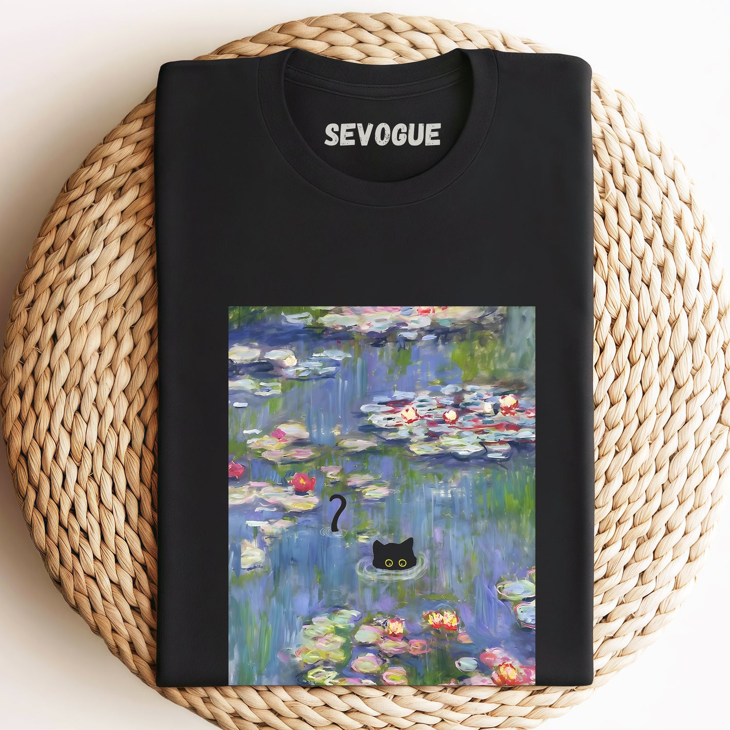 The Cat In The Pond Unisex Tee, Sweatshirt & Hoodi
