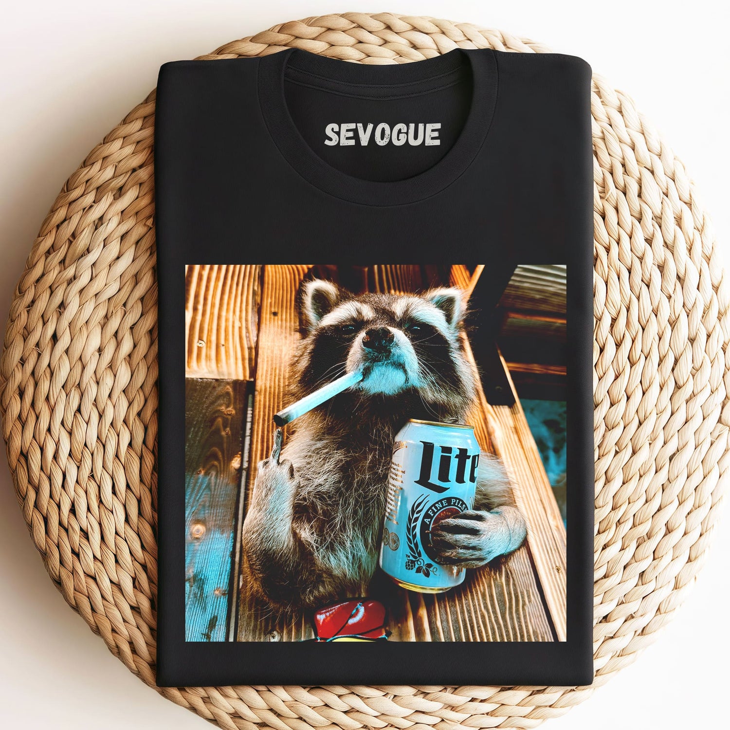 The Hungover Trash Panda Unisex Tee, Tank Top, Layered LS, Sweatshirt & Hoodie