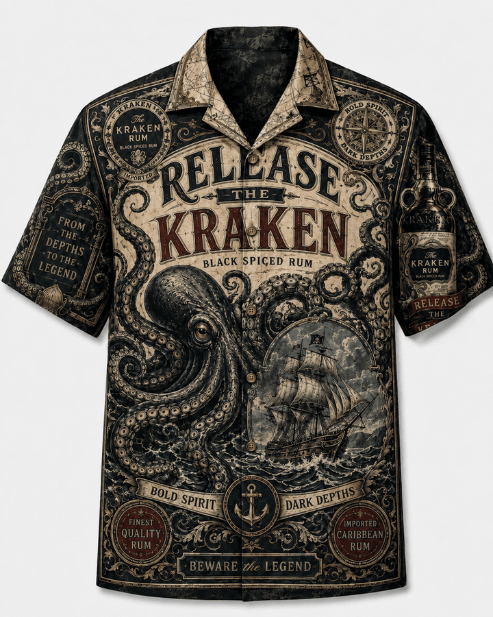 The Kraken Release The Legend Hawaiian Shirt