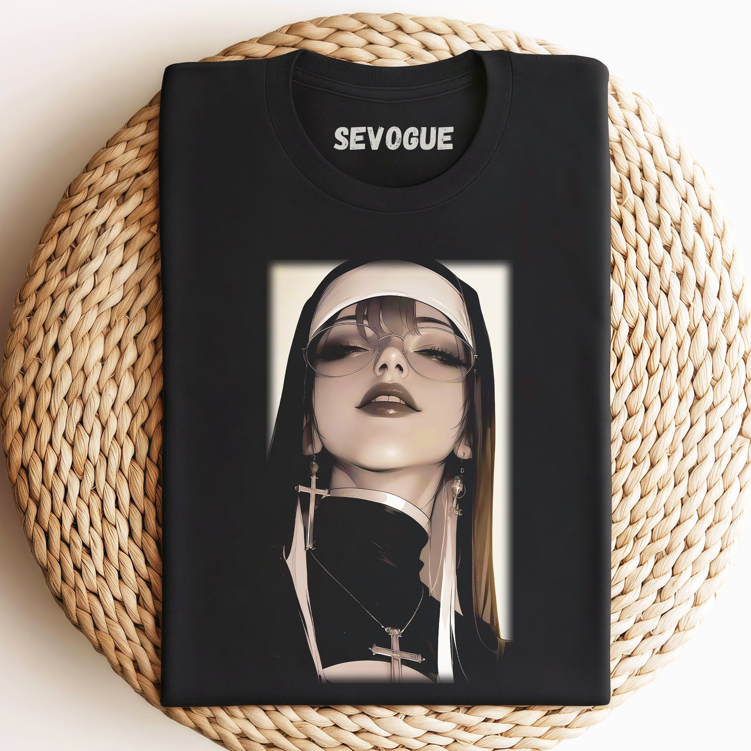 The Nun Looking Down Unisex Tee, Sweatshirt & Hoodi