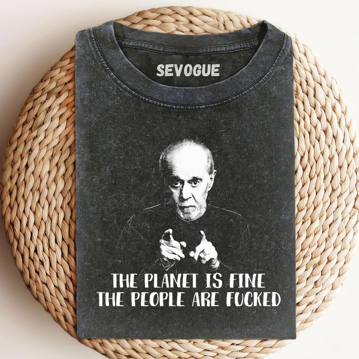 The Planet Is Fine George Carlin Unisex Tee, Sweatshirt & Hoodie