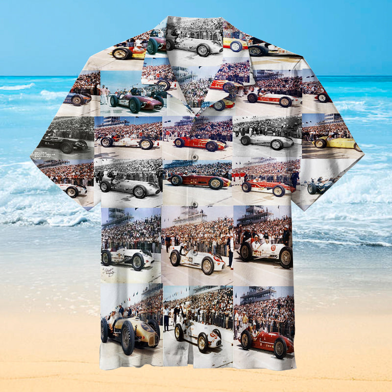 The 1958 Indy 500 Unisex Hawaiian Shirt