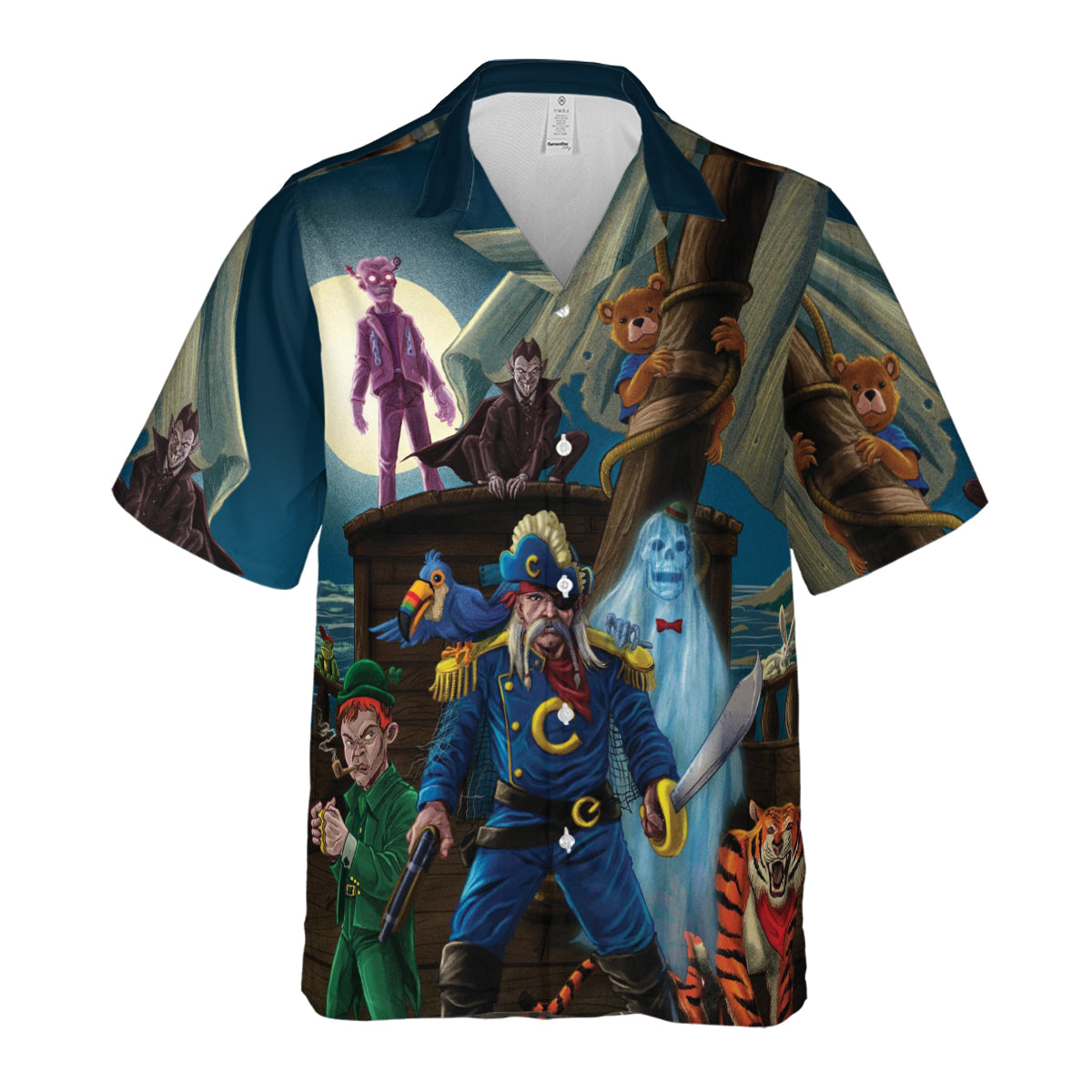 The Breakfast Gang Cereal Mascots Hawaiian Shirt