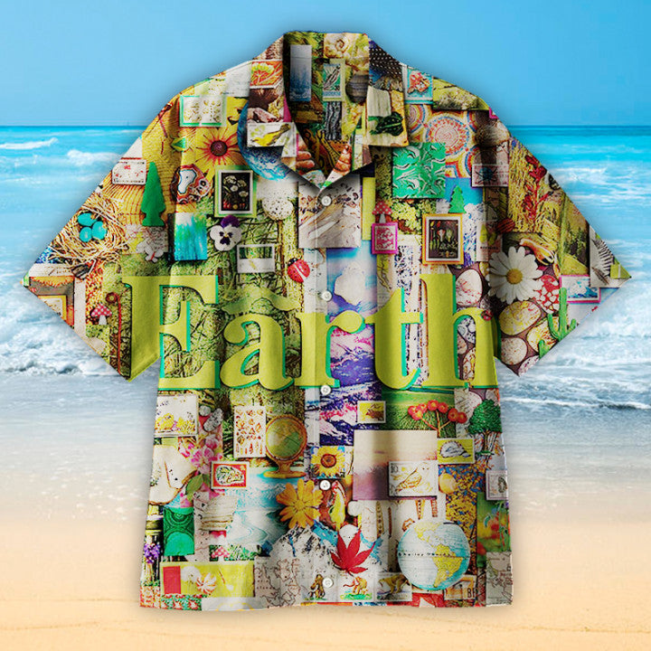 The Earth Is Our Common Home Universal Hawaiian Shirt