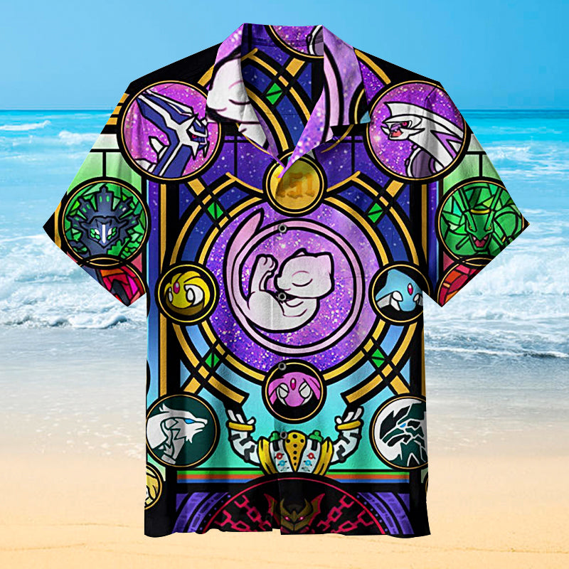 The Enigmatic Mew Universal Hawaiian Shirt