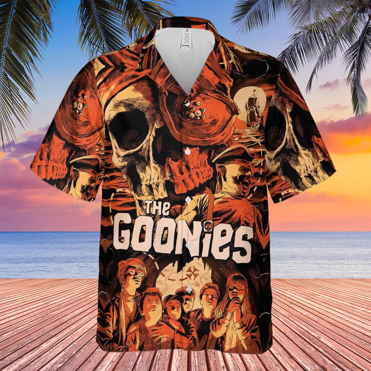 The Goonies Pattern Hawaiian Shirt