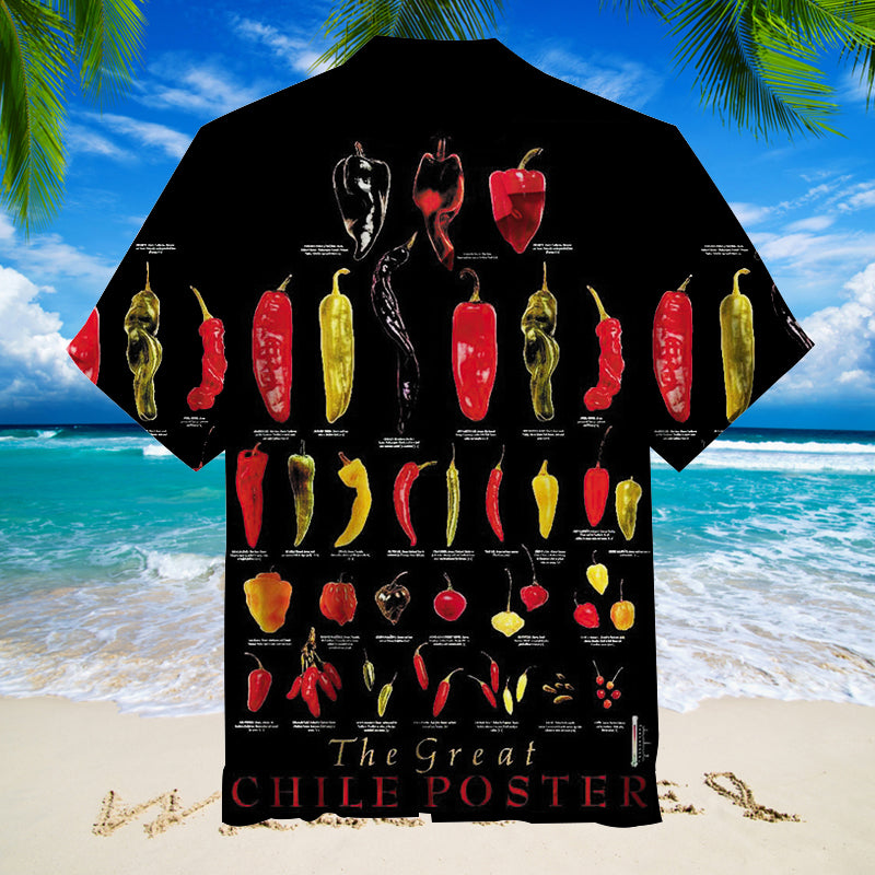 The Great CHILI Poster Hawaiian Shirt
