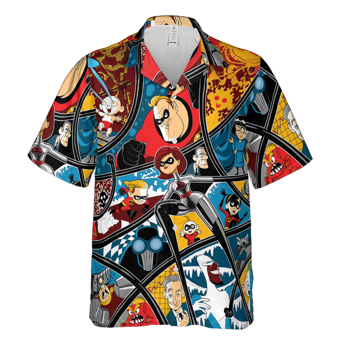 The Incredibles cartoon Hawaiian Shirt