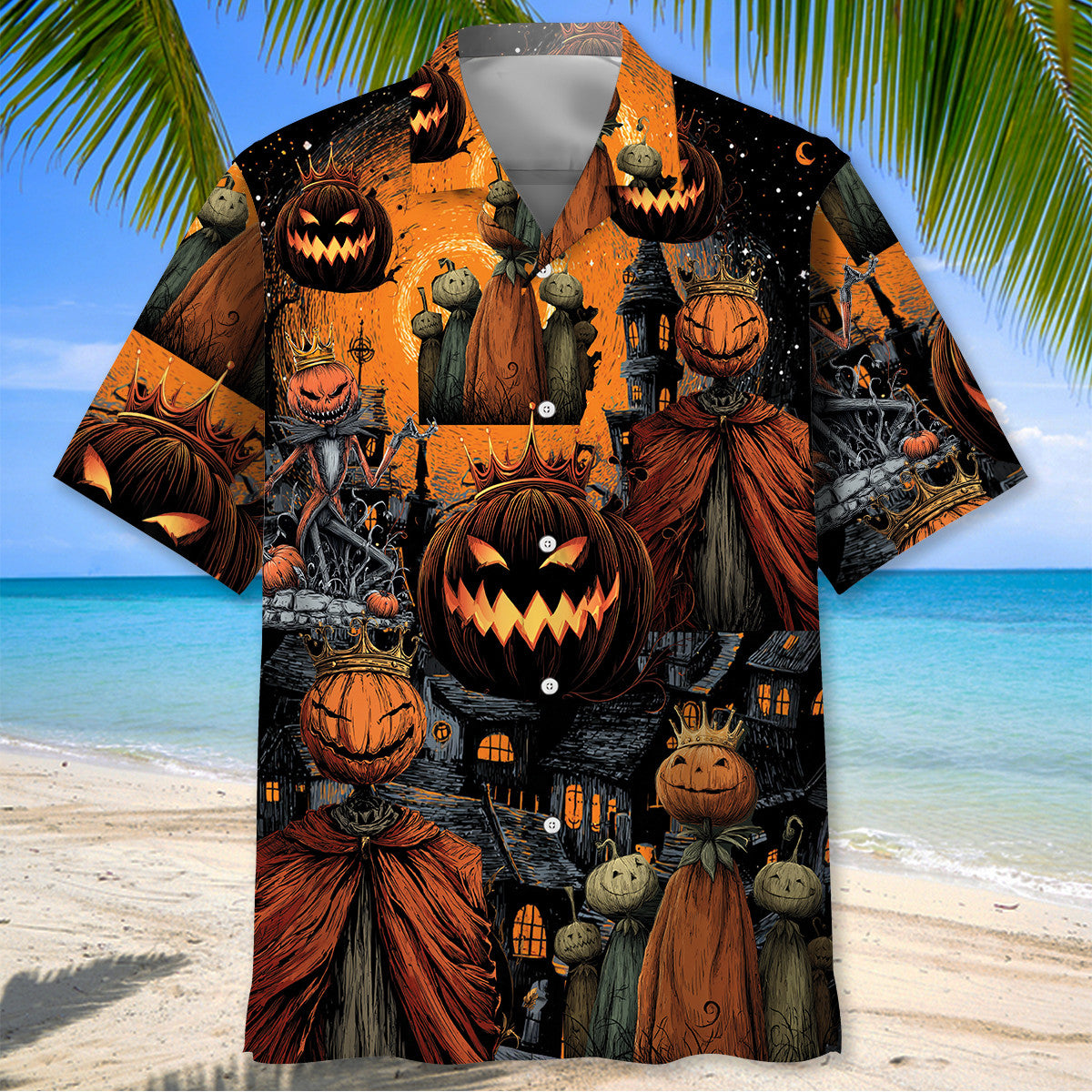 The King Of Halloween Hawaiian Shirt