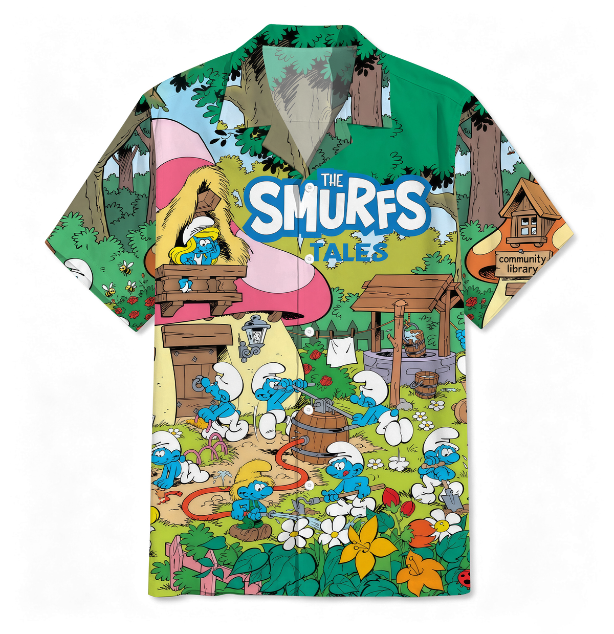 The Smurfs Hawaiian Shirt