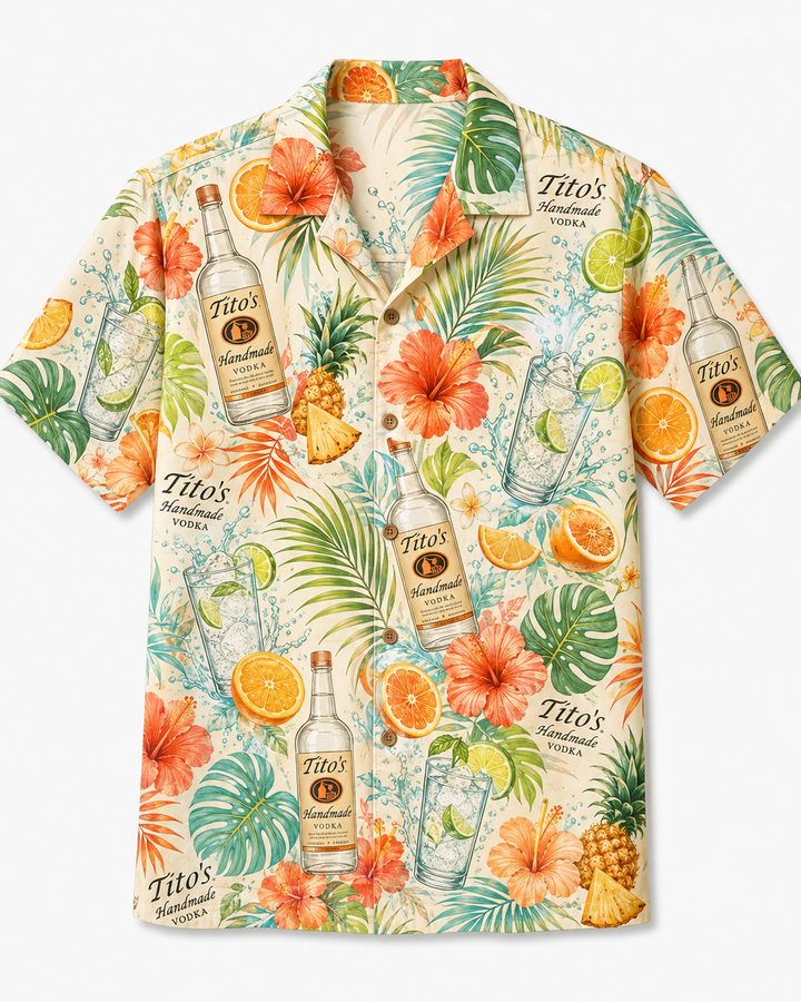 Tito’s Tropical Citrus Hawaiian Shirt