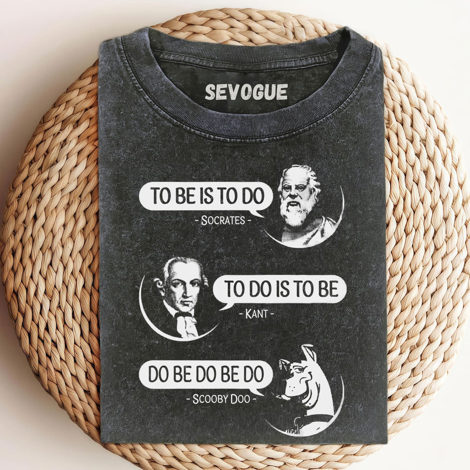 To Be Is To Do -OR- Do Be Do Be Do  Socrates  Kant  Scooby Doo Funny Sciance Unisex Tee, Sweatshirt & Hoodie