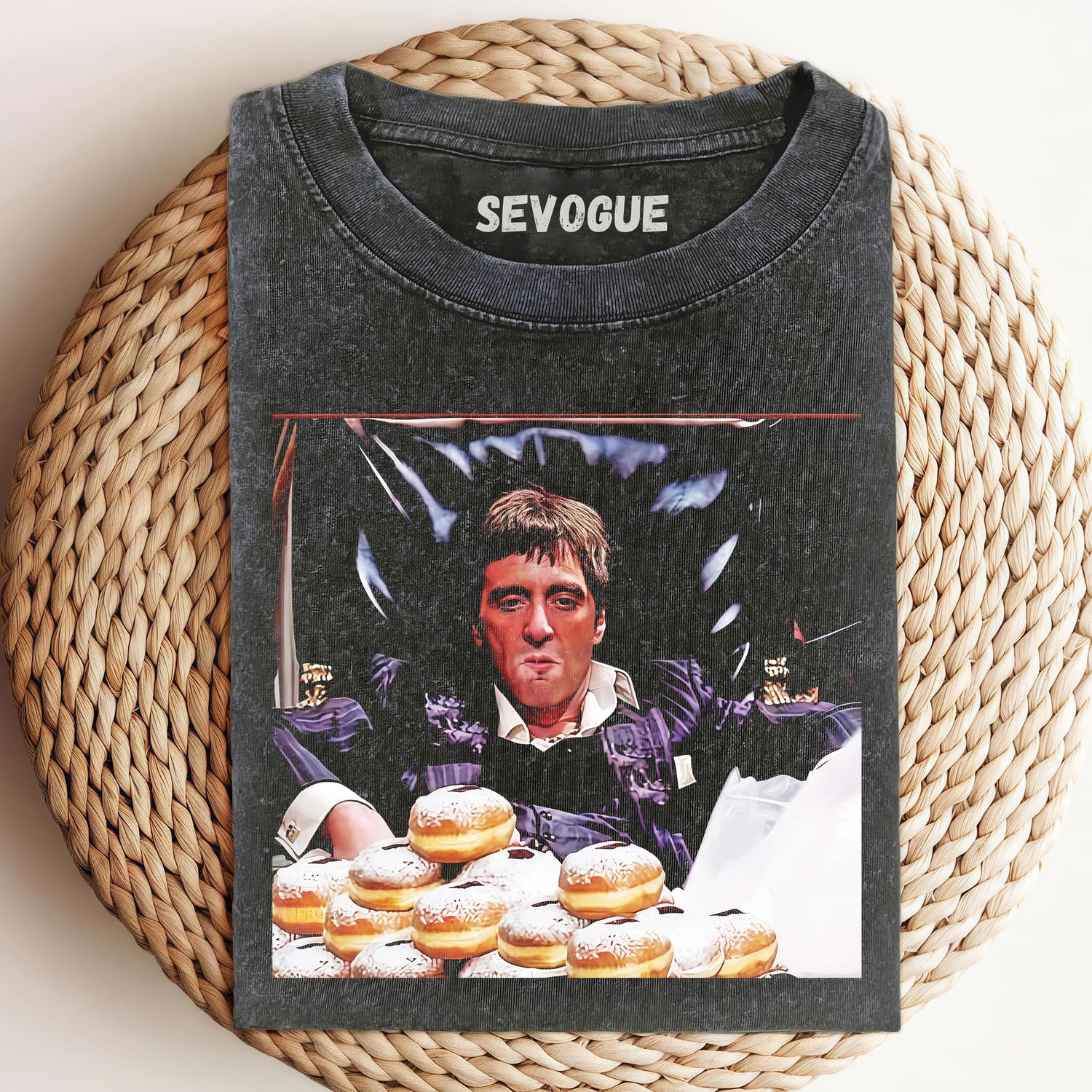 Tony Montana Eats Bread Unisex Tee, Sweatshirt & Hoodie