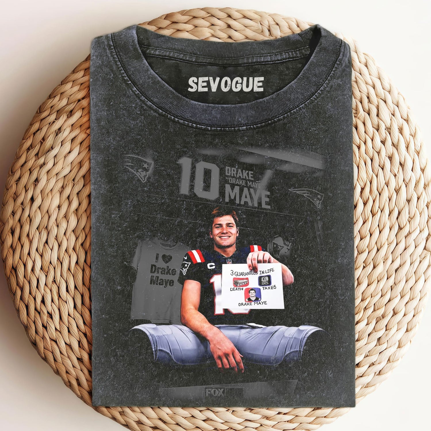 Top Drake Maye 2026 Unisex Tee, Sweatshirt & Hoodie