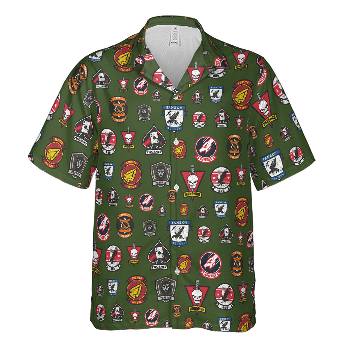 Top Gun Badge Hawaiian Shirt