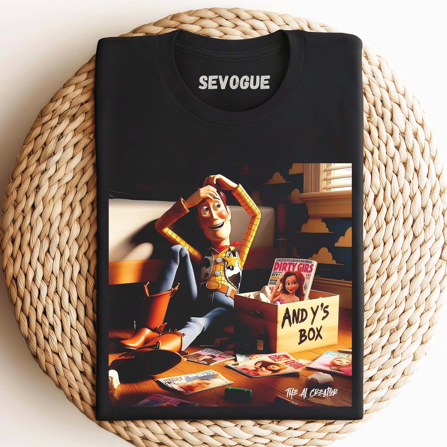 Toy Story Woody Happy Unisex Tee, Sweatshirt & Hoodie