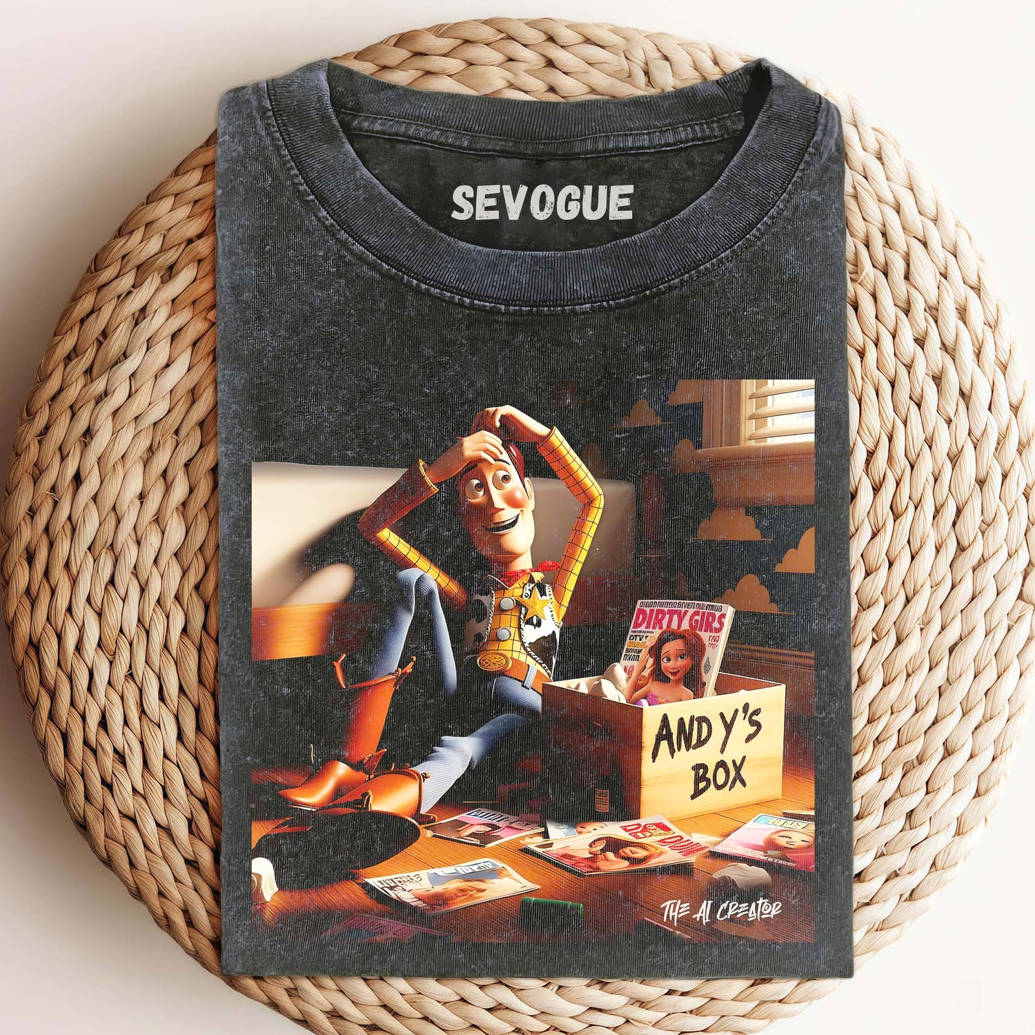 Toy Story Woody Happy Unisex Tee, Sweatshirt & Hoodie