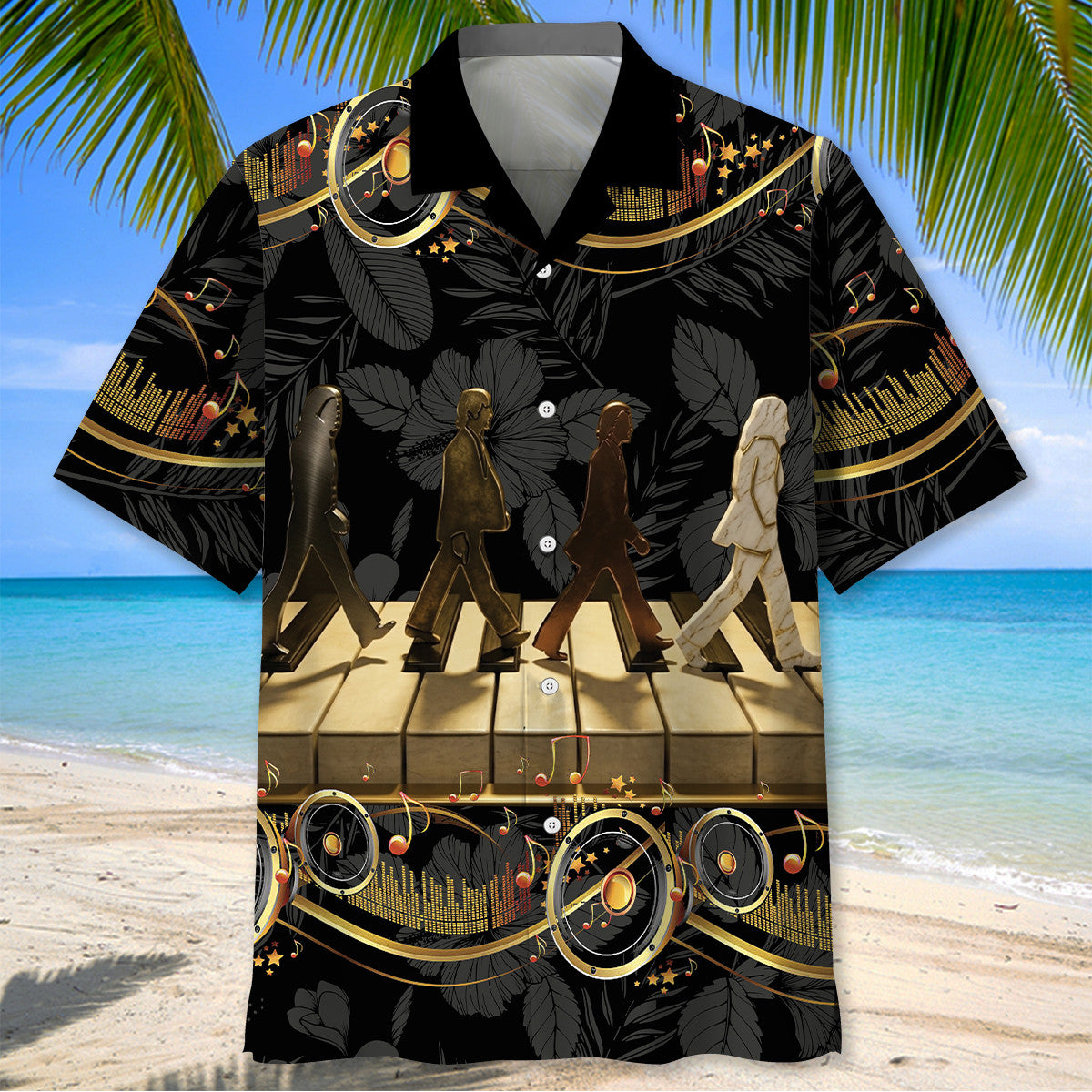 Tropical Rock Band Hawwaiian Shirt
