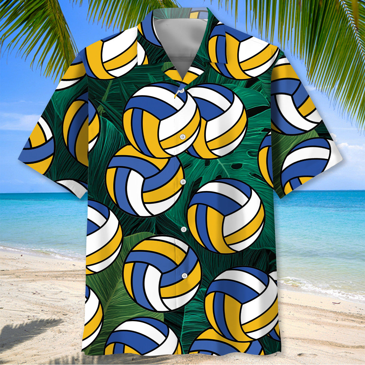 Tropical Volleyball Balls Hawaiian Shirt