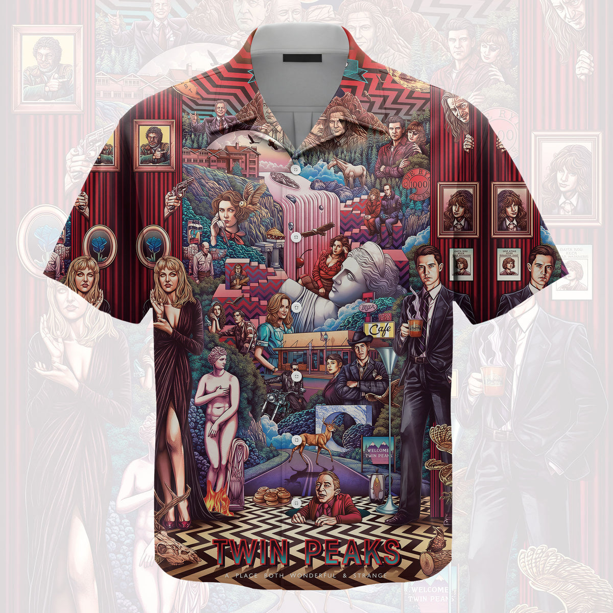 Twin Peaks Unisex Hawaiian Shirt