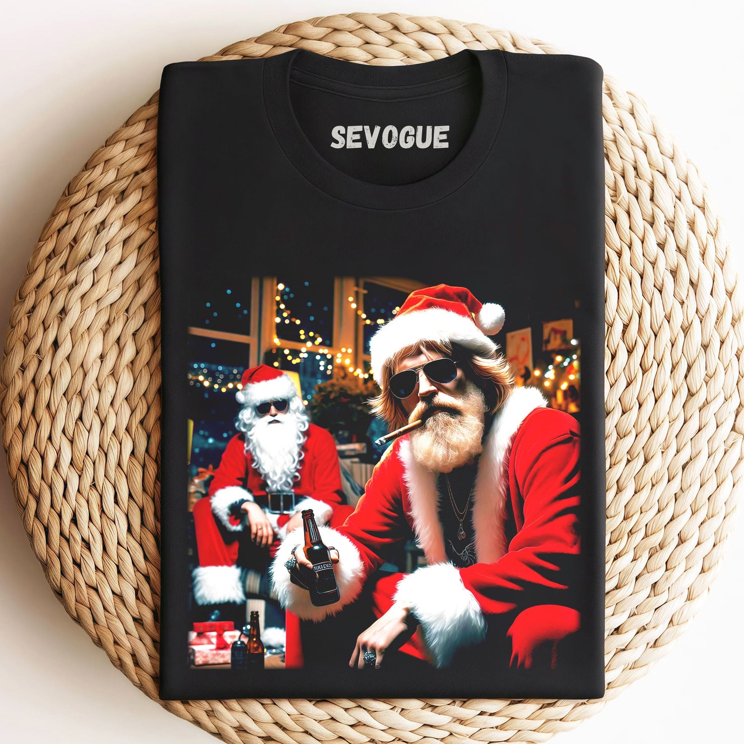 Two Santa Clauses Unisex Tee, Sweatshirt & Hoodie