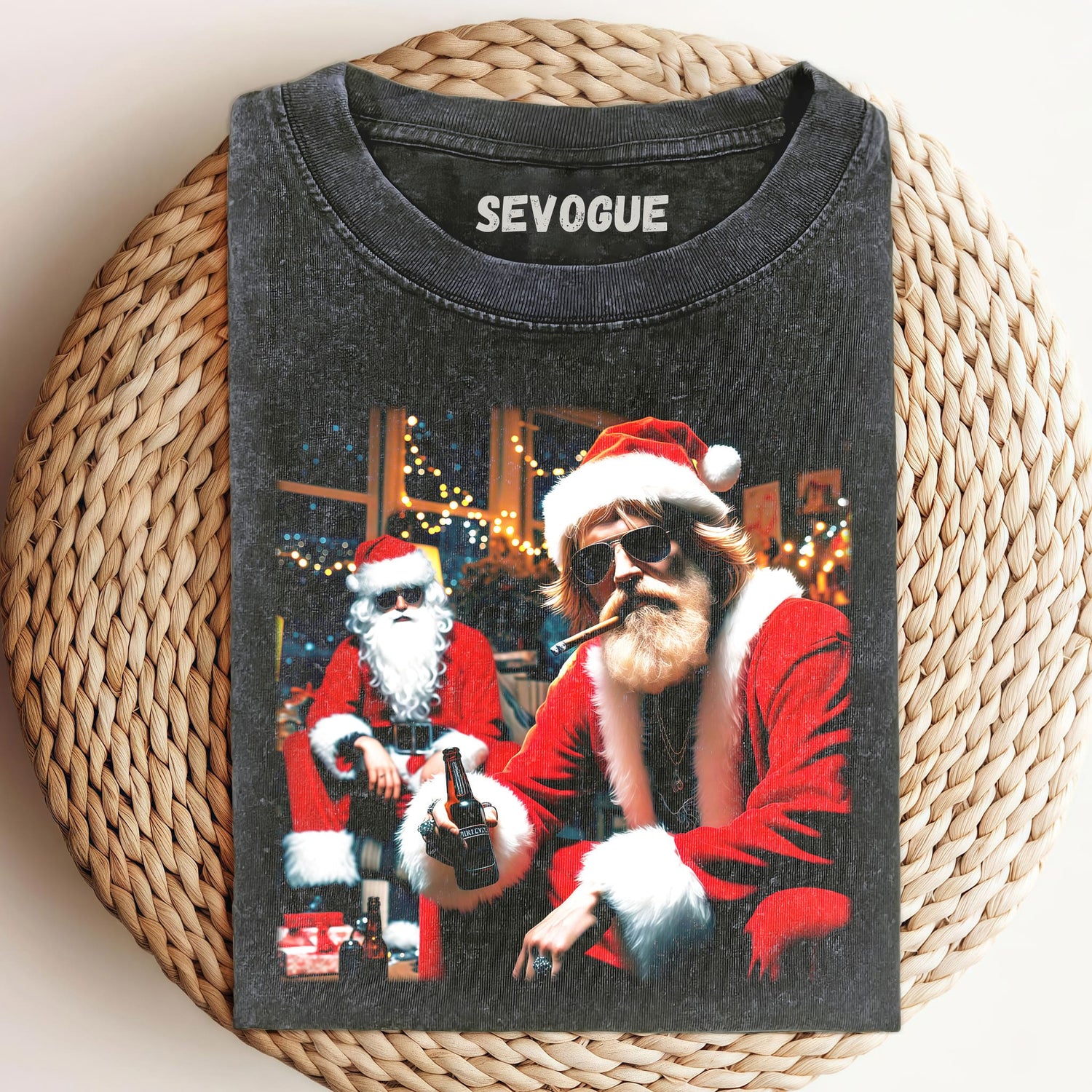 Two Santa Clauses Unisex Tee, Sweatshirt & Hoodie
