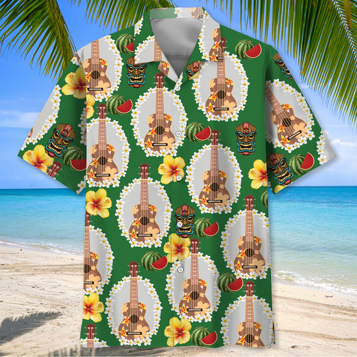 Ukulele Summer Hawaiian Shirt
