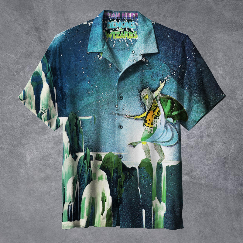 Uriah Heep Demons & Wizards Unisex Hawaiian Shirt