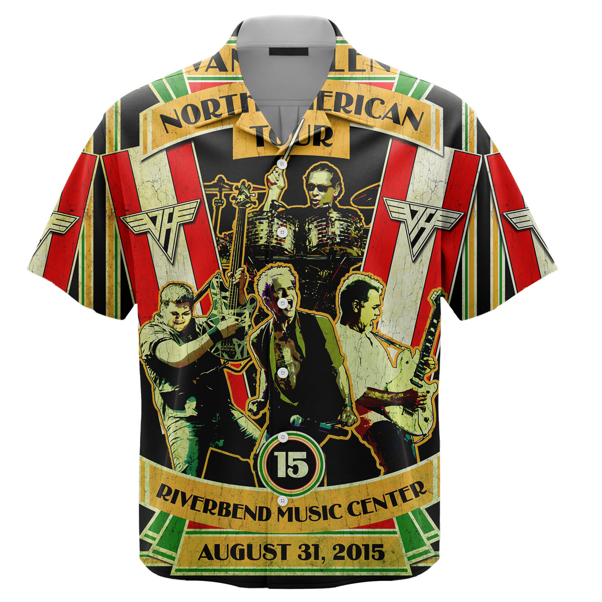 Van Halen Destroyed Cincinnati! Universal Hawaiian Shirt