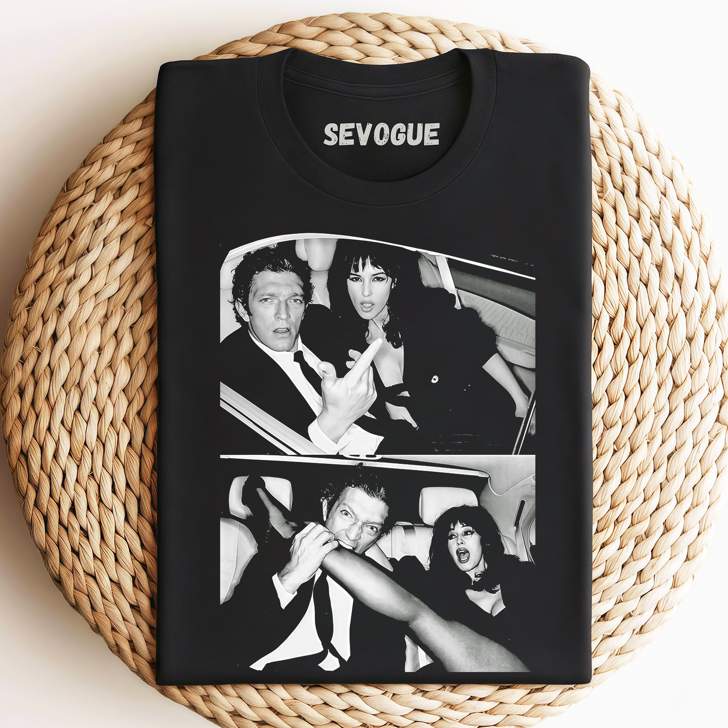 Vincent Cassel & Monica Unisex Tee, Sweatshirt & Hoodie