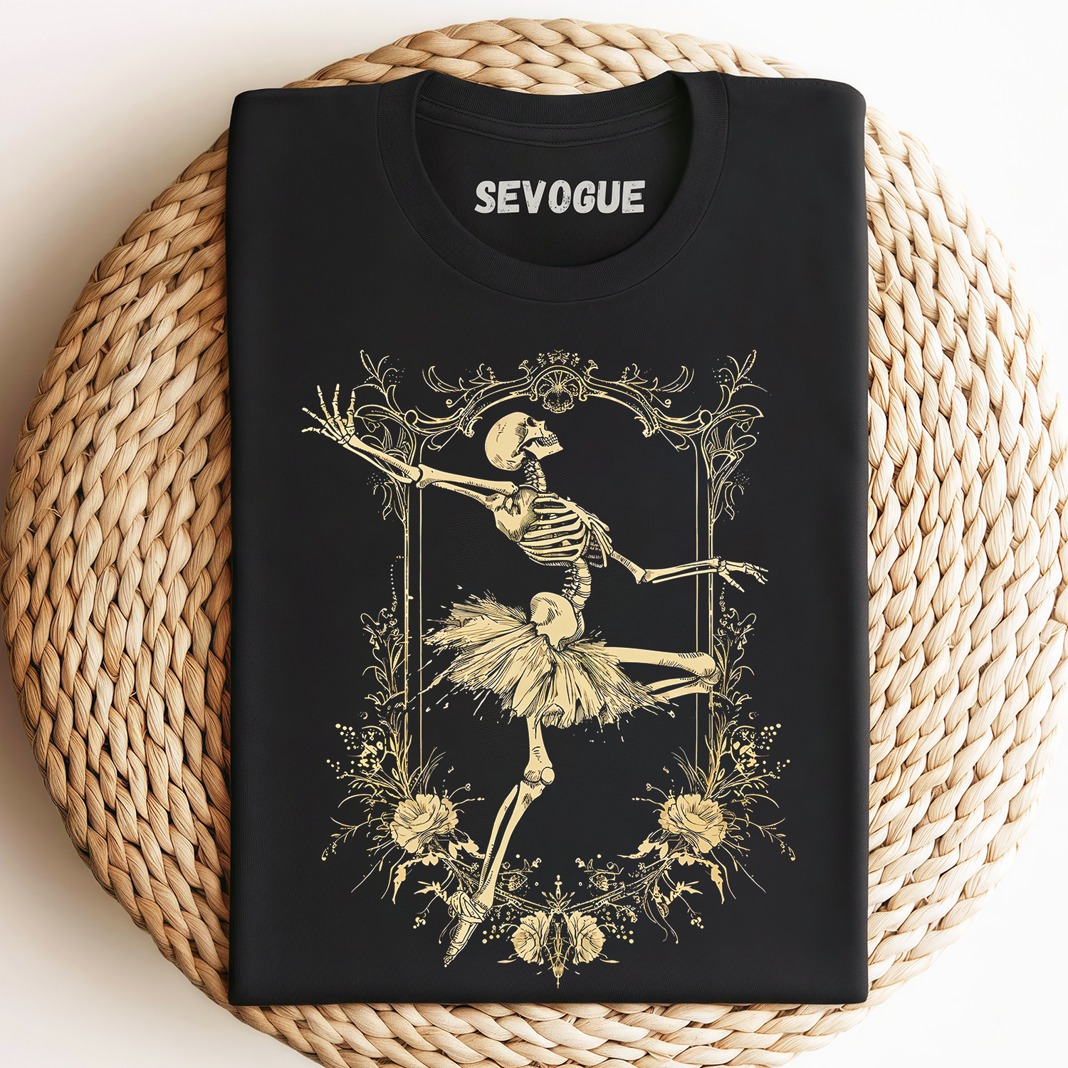 Vintage Ballet Halloween Funny V2 Unisex Tee, Sweatshirt & Hoodie