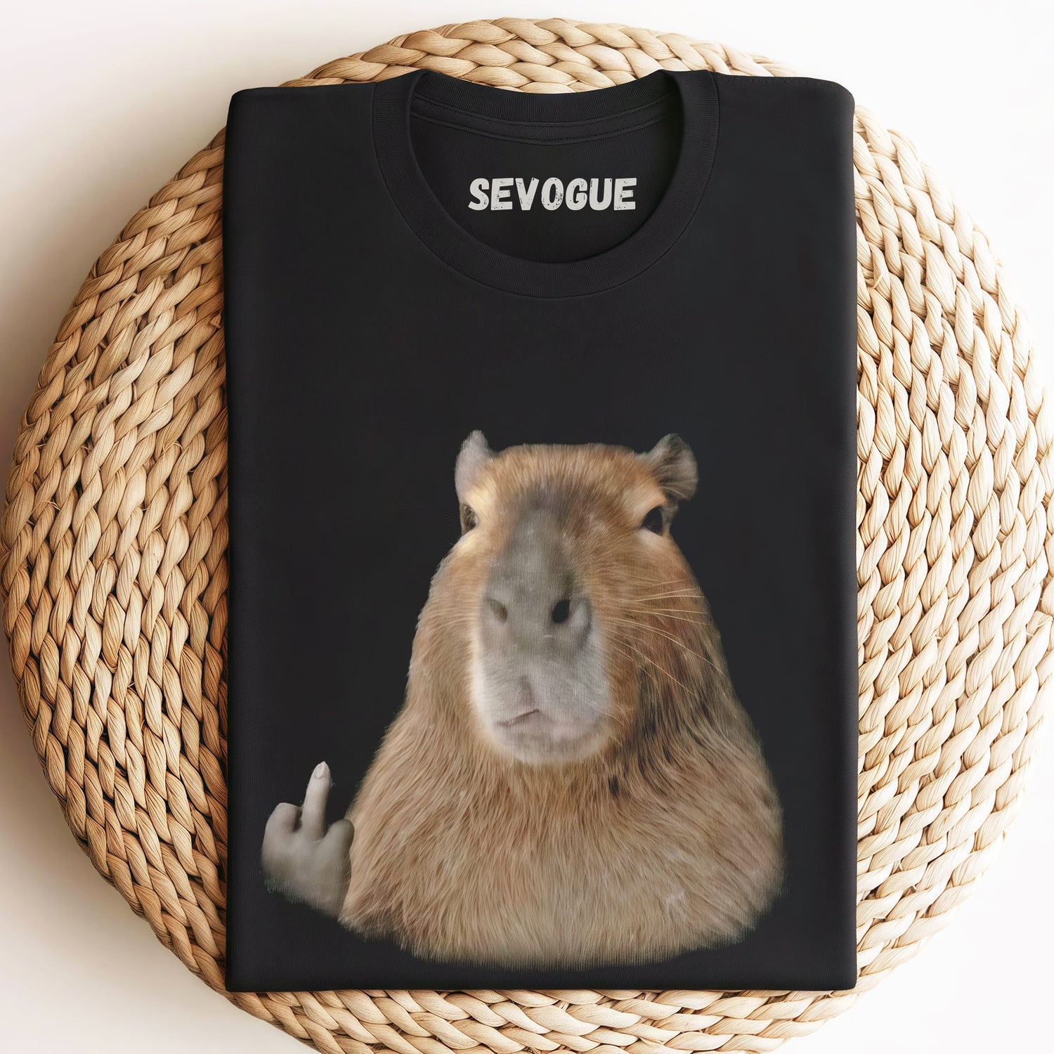 Wacky Capybara V4 Unisex Tee, Sweatshirt & Hoodie