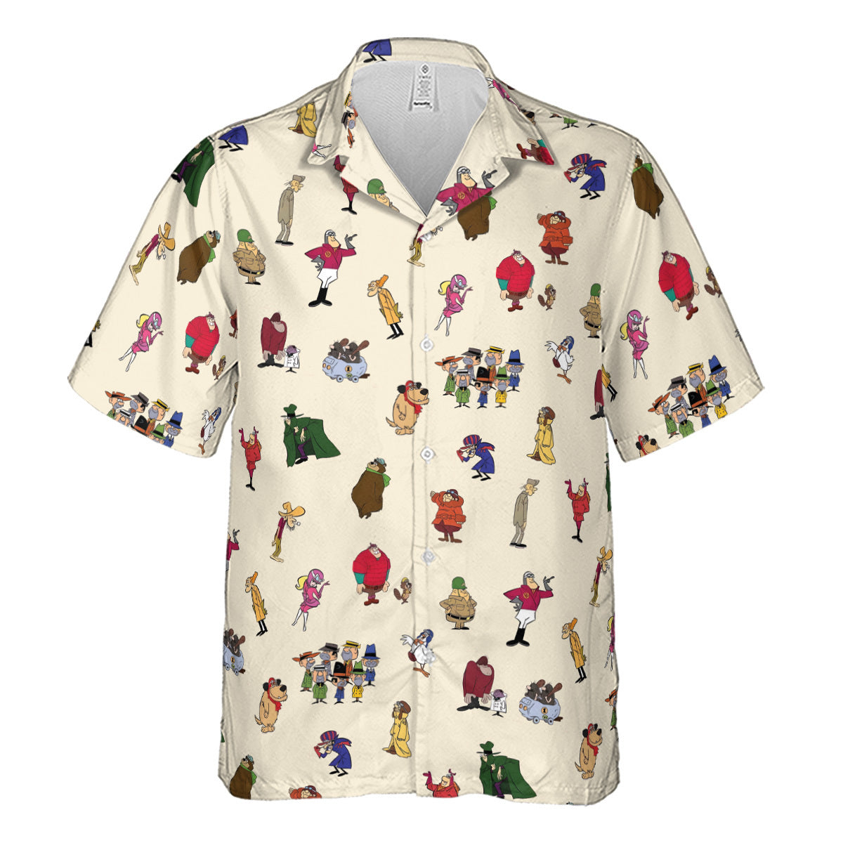 Wacky Races Characters Hawaiian Shirt