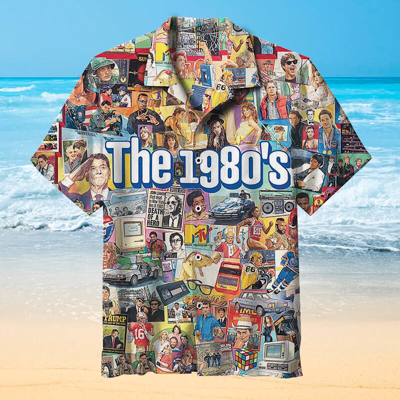 Welcome to the 1980s Hawaiian shirt
