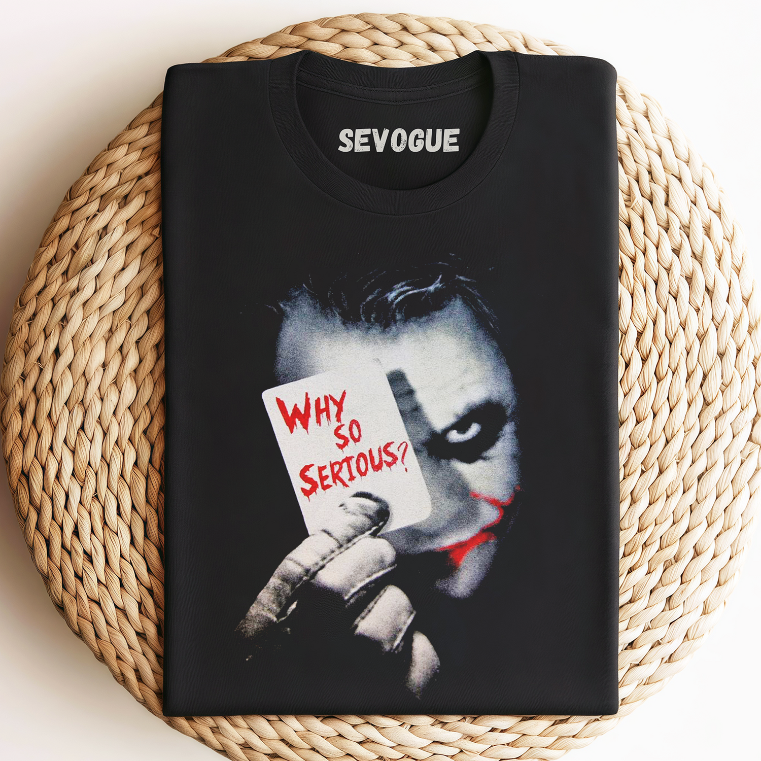 Why So Serious Joker Movie Comics Unisex Tee, Sweatshirt & Hoodie
