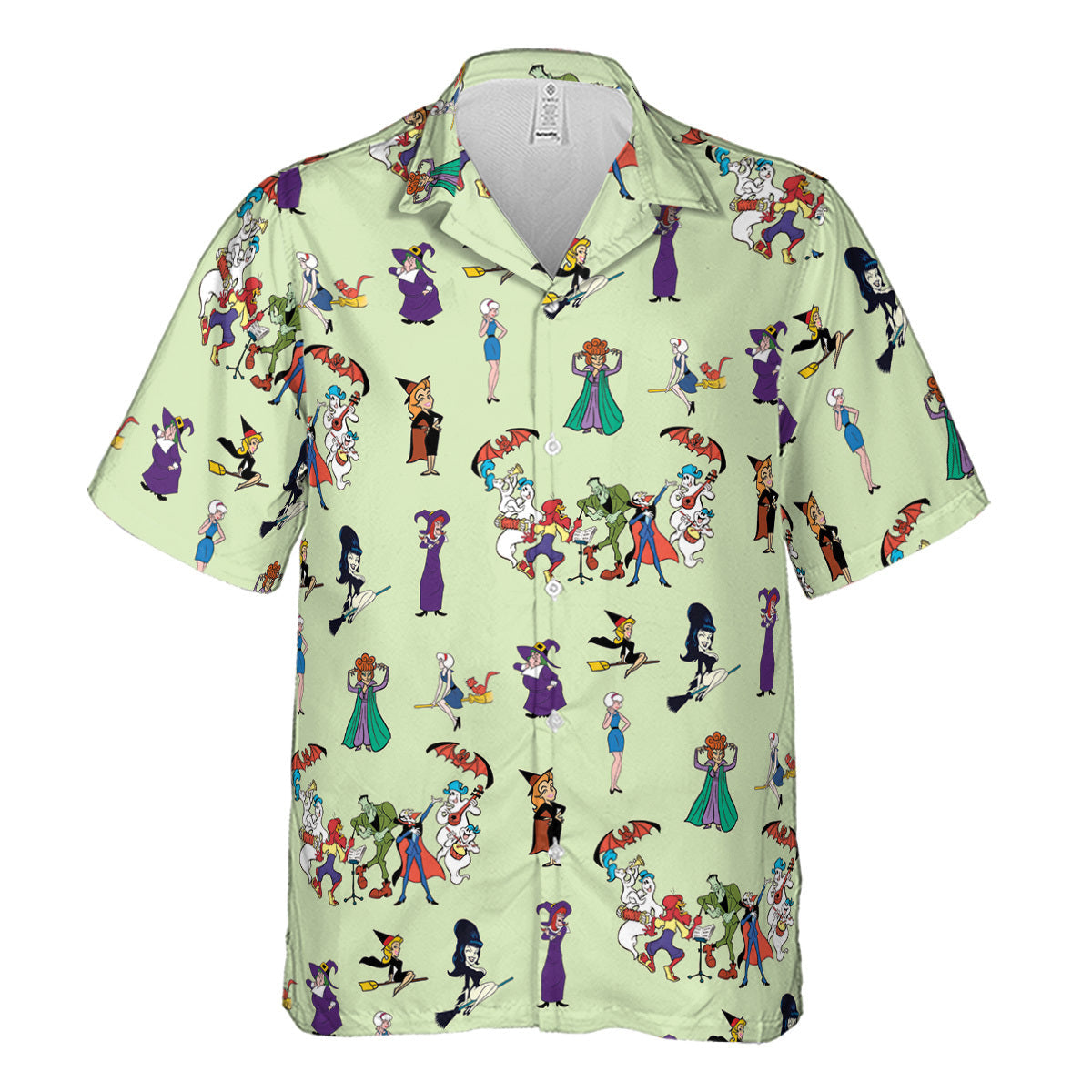 Witches Cartoon Characters Hawaiian Shirt