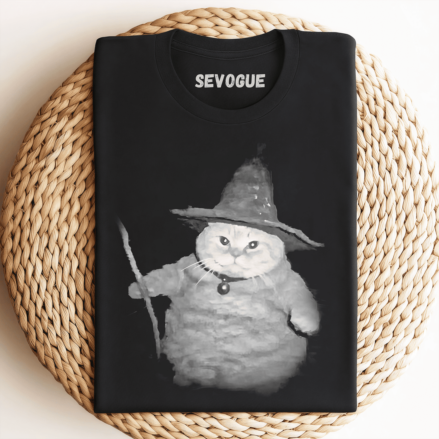 Wizard Cat Unisex Tee, Sweatshirt & Hoodie